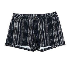 A.N.A Black White Brown Twill Shorts Women’s (Sz 16)